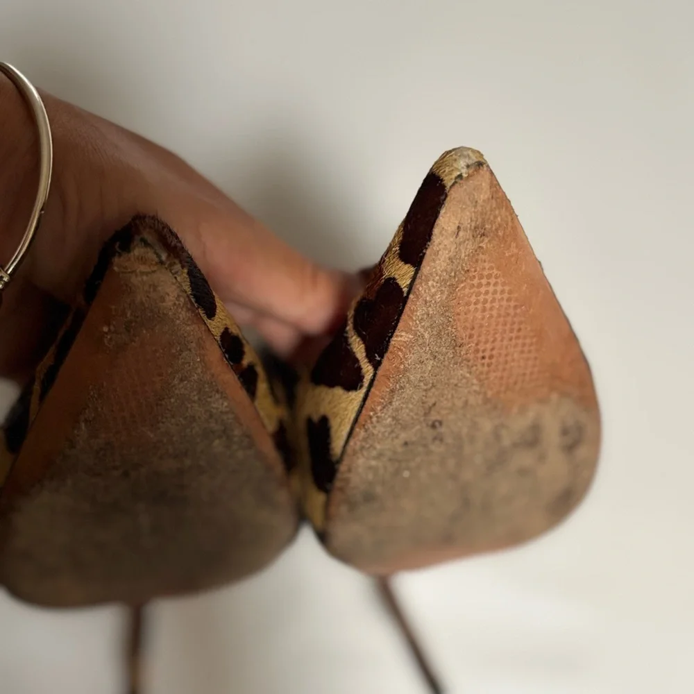SCHUTZ Animal Print Women's Heels - Picture 5 of 6